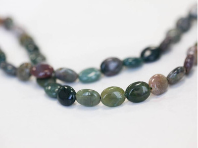 Fancy Jasper 8x10 Flat Oval