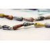 163-0598 Flower Jasper <br>6x16 Teardrop