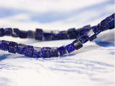 Natural Lapis 4x4 Cube