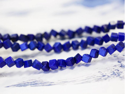 Natural Lapis 4x4 Dice
