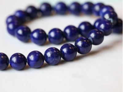 Natural Lapis 8mm Round