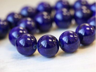 Natural Lapis 18mm Round