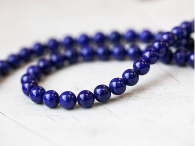 Natural Lapis 6mm Round