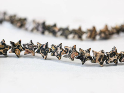 Leopard Skin Jasper 9-10mm Star