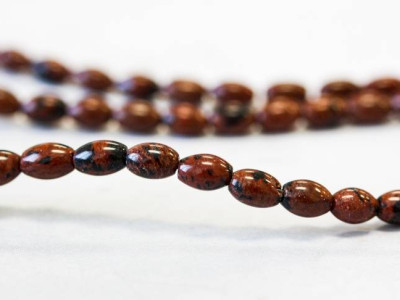 Mahogany Obsidian 4x6 Rice
