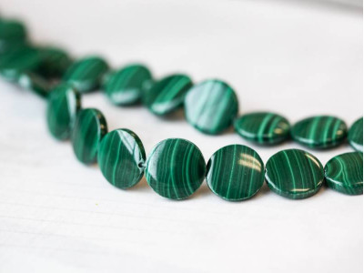 Malachite 12mm Dime