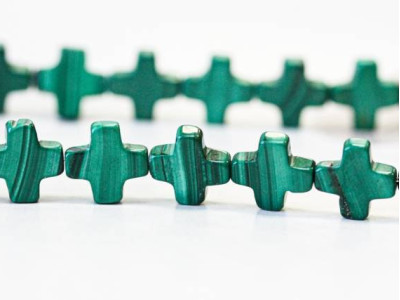 Malachite 10mm Cross