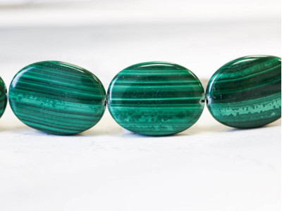 Malachite 22x30 Flat Oval