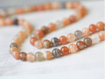 Mixed Moonstone 6mm Round