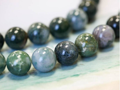 Moss Agate 16mm Round