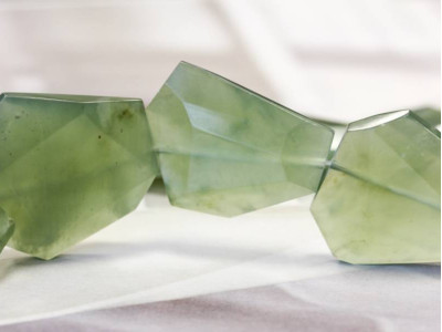 New Jade 30-40x Faceted Slab