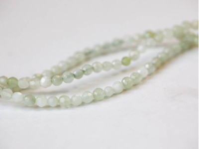 New Jade 4mm Faceted Round
