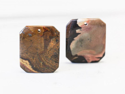 Mexican Picture Jasper 40x34 Pendant