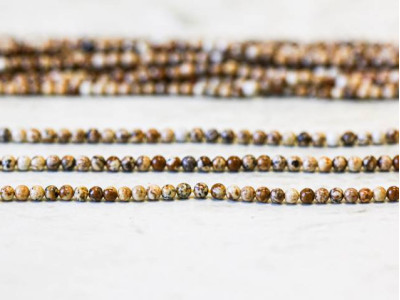 Picture Jasper 2mm Round
