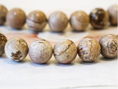 Picture Jasper 18mm Round