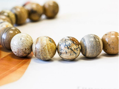 Picture Jasper 20mm Round