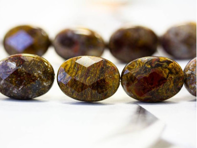 Pietersite 18x25 Faceted Flat Oval