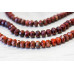 189-1017 Poppy Jasper <br>10mm Faceted Rondell