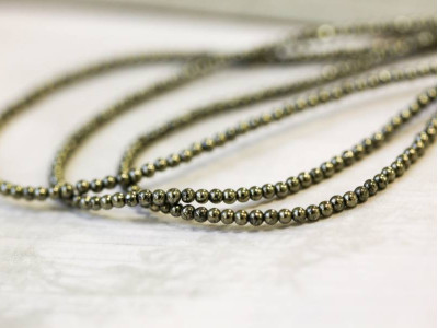 Pyrite 2-2.5mm Round