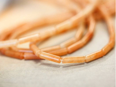 Red Aventurine 4x13 Tube