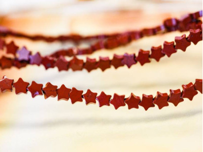Red Jasper 4mm Star