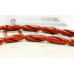 192-1067 Red Jasper <br>8x25 Carved Oval