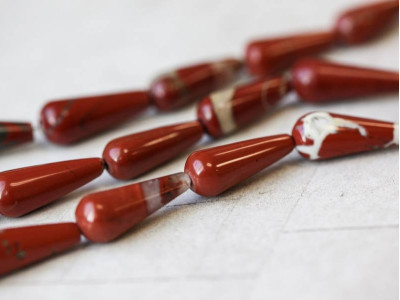 Red Jasper 9x22 Teardrop