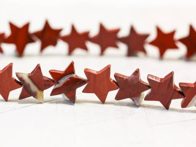 Red Jasper 20mm Star