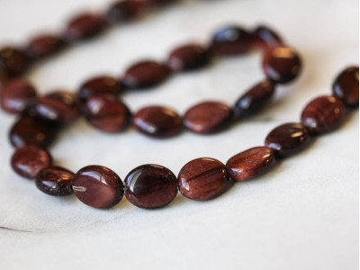 Red Tiger Eye 8x10 Flat Oval