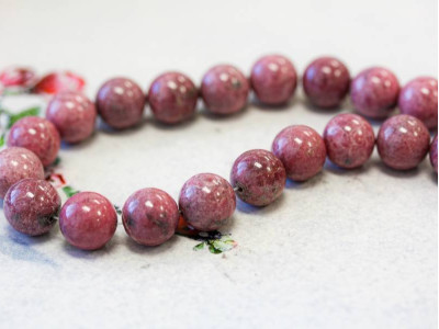 Rhodonite 12mm Round
