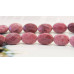 194-1011 Rhodonite <br>13x18 Faceted Flat Oval