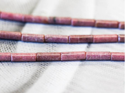 Rhodonite 4x13 Tube