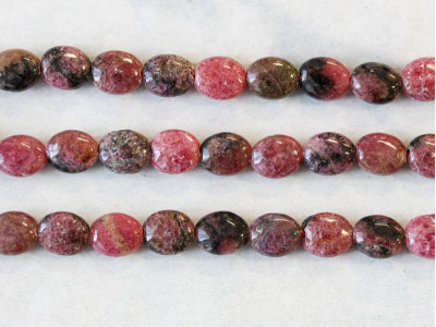 Rhodonite 8x10 Flat Oval