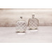 197-1070 Rock Crystal <br>22x22 Square Bezel Pendant