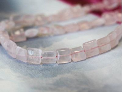 Rose Quartz 8x8 Puffy Flat Square