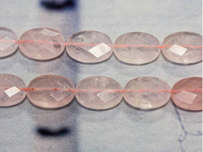 Rose Quartz 13x18 Faceted Flat Oval