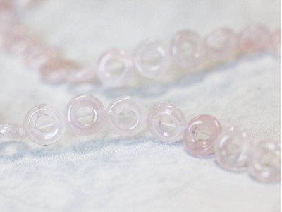Rose Quartz 10mm Donut