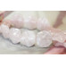 198-1553 Rose Quartz <br>20mm Waved Coin