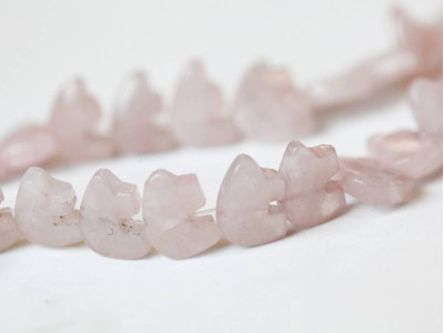 Rose Quartz 12x8 Bear