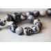 202-1014 Silver Leaf Jasper <br>16mm Round