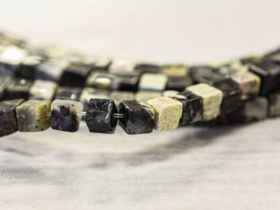 Silver Leaf Jasper 4x4 Cube