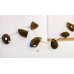 203-1387 Smoky Quartz <br>18x Fancy Briolette