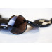 203-1603 Smoky Quartz <br>35mm Faceted Coin