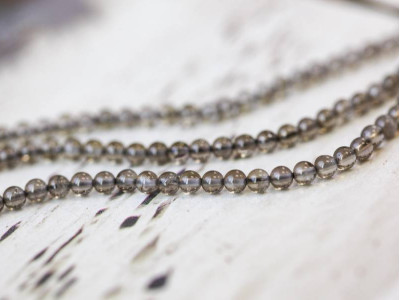 Smoky Quartz 3mm Round