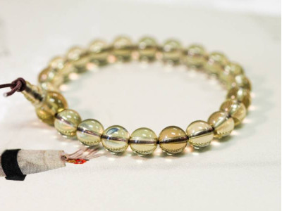 Smoky Quartz 8mm Power Beads Bracelet