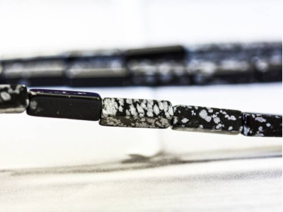 Snowflake Obsidian 4x13 Rectangle