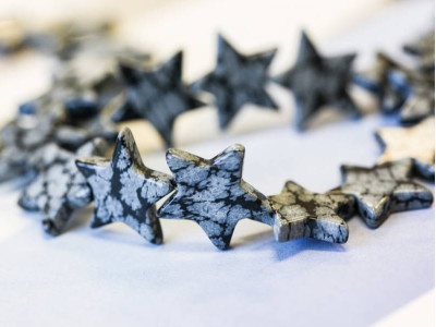 Snowflake Obsidian 16mm Star