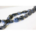 205-1052 Snowflake Obsidian <br>10x14 Flat Oval