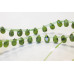 209-1114 Green Jade <br>5x8 Flat Pear Briolette