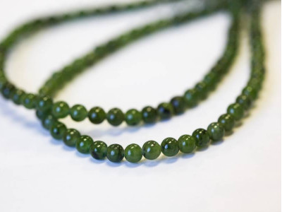 Green Jade 4mm Round